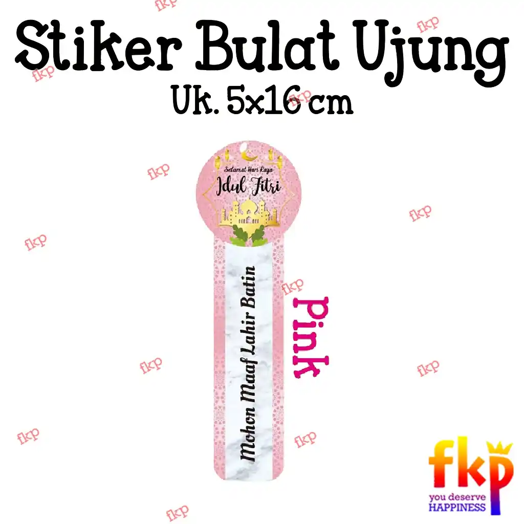 Bulat Ujung : Pink